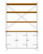 Буфет лофт металлический "Армор" — изображение 4