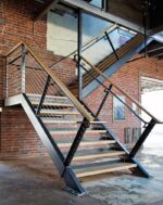 Перила лофт с тросом "Авиатор" — изображение 2