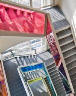 Перила с цветным стеклом "Калейдоскоп" — изображение 4