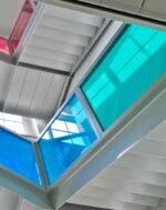 Перила с цветным стеклом "Калейдоскоп" — изображение 5