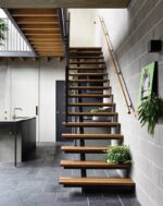 Лестница лофт на металлокаркасе "Косоур1" — изображение 2