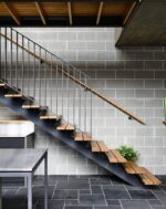 Лестница лофт на металлокаркасе "Косоур1"