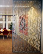 Перегородка лазерная резка "Кубизм" — изображение 4