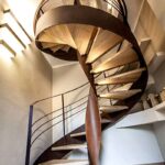 Лестница винтовая со ступенями ясень "Эскада"