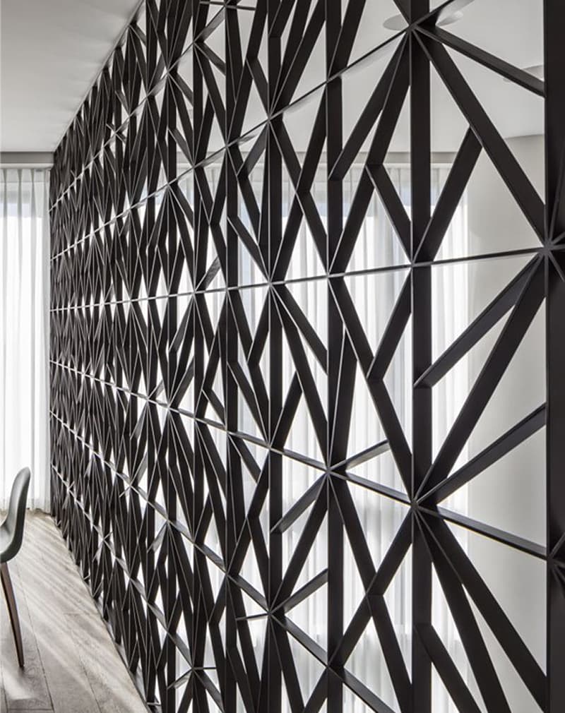 Geometry_partition_1.jpg Перегородка стационарная металлическая "Ажур" — изображение 1