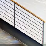 Перила с деревянными поручнями "Директ"