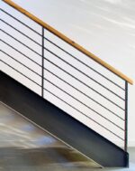 Перила с деревянными поручнями "Директ"