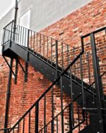 Лестница металлическая лофт "Индастриал" — изображение 3