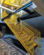 Лестница металлическая индустриальная "Металлика"