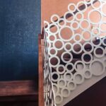 Перила лазерная резка "Кольца"