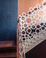 Перила лазерная резка "Кольца"