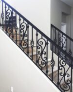 Перила с ковкой "Вензель"