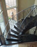 Перила металлические с ковкой "Италика" — изображение 3