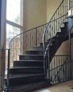 Перила металлические с ковкой "Италика" — изображение 2