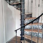 Лестница винтовая лазерная резка "Кружевная Д"