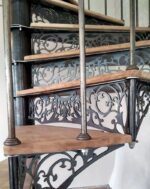 Лестница винтовая лазерная резка "Кружевная Д" — изображение 2