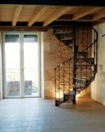 Лестница винтовая лазерная резка "Кружевная Д" — изображение 3