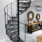 Лестница винтовая металлическая "Кружевная"