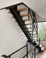 Лестница на металлокаркасе "МоноЛофт" — изображение 3