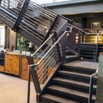 Перила металлические лофт "Субмарина"