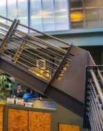 Перила металлические лофт "Субмарина" — изображение 2