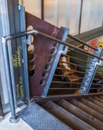 Перила металлические лофт "Субмарина" — изображение 3