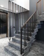 Перила лофт металлические "Камертон"