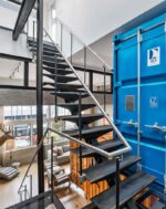 Лестница лофт металлическая "Двутавр" — изображение 2