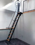 Лестница откатная антресольная "КрафтВуд"