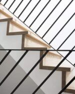 Перила металлические "Косая линия" — изображение 3