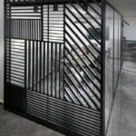 Перегородка стационарная металлическая "Пэчворк"