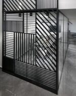 Перегородка стационарная металлическая "Пэчворк"