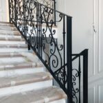 Перила металлические с ковкой "Петергоф"