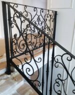 Перила металлические с ковкой "Петергоф" — изображение 2