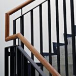 Перила с цилиндрическим поручнем "Прага Д"