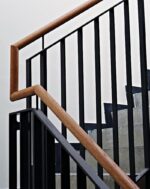 Перила с цилиндрическим поручнем "Прага Д"