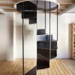 Лестница лофт винтовая "Пробка"