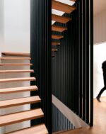 Лестница подвесная на металлокаркасе "Профиль"