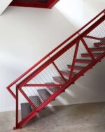 Перила металлические лофт "Ред Кросс"