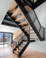 Лестница лофт на металлокаркасе "Сетка" — изображение 2