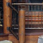 Перила металлические с ковкой "Шале"