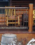 Перила металлические с ковкой "Шале" — изображение 2