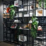 Перегородка стационарная металлическая "Этажерка"