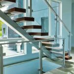 Перила со стеклом "Сильвер"