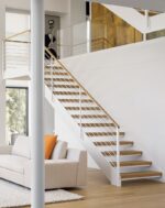 Лестница лофт на металлокаркасе "Яхтенная"