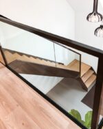 Лестница лофт на металлокаркасе "Стекло Б" — изображение 3