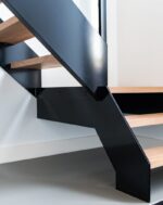 Лестница лофт на металлокаркасе "Стекло Б" — изображение 5