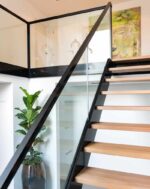 Перила лофт "Стекло Б" — изображение 2