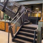 Лестница  металлическая лофт "Субмарина"