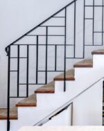 Перила лофт металлические "Тетрис"